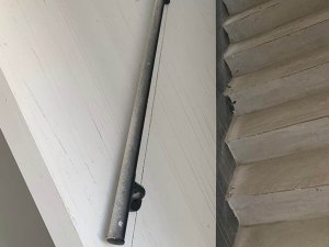 小區靠墻樓梯扶手